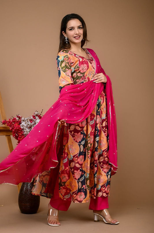 Multi Chinnon Pink Set