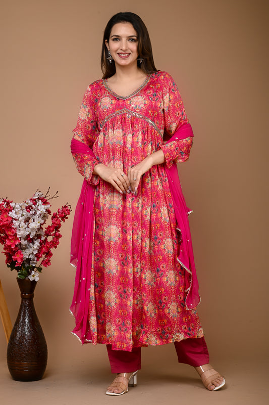 Pink Pure Chinnon Alia Cut Set