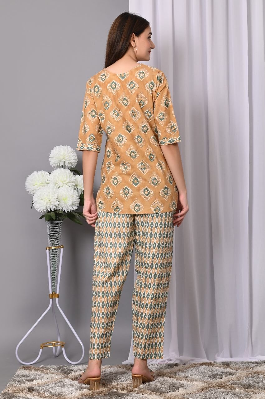 Printed co-ord set