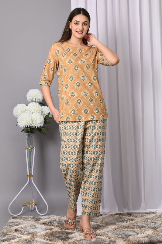 Printed co-ord set