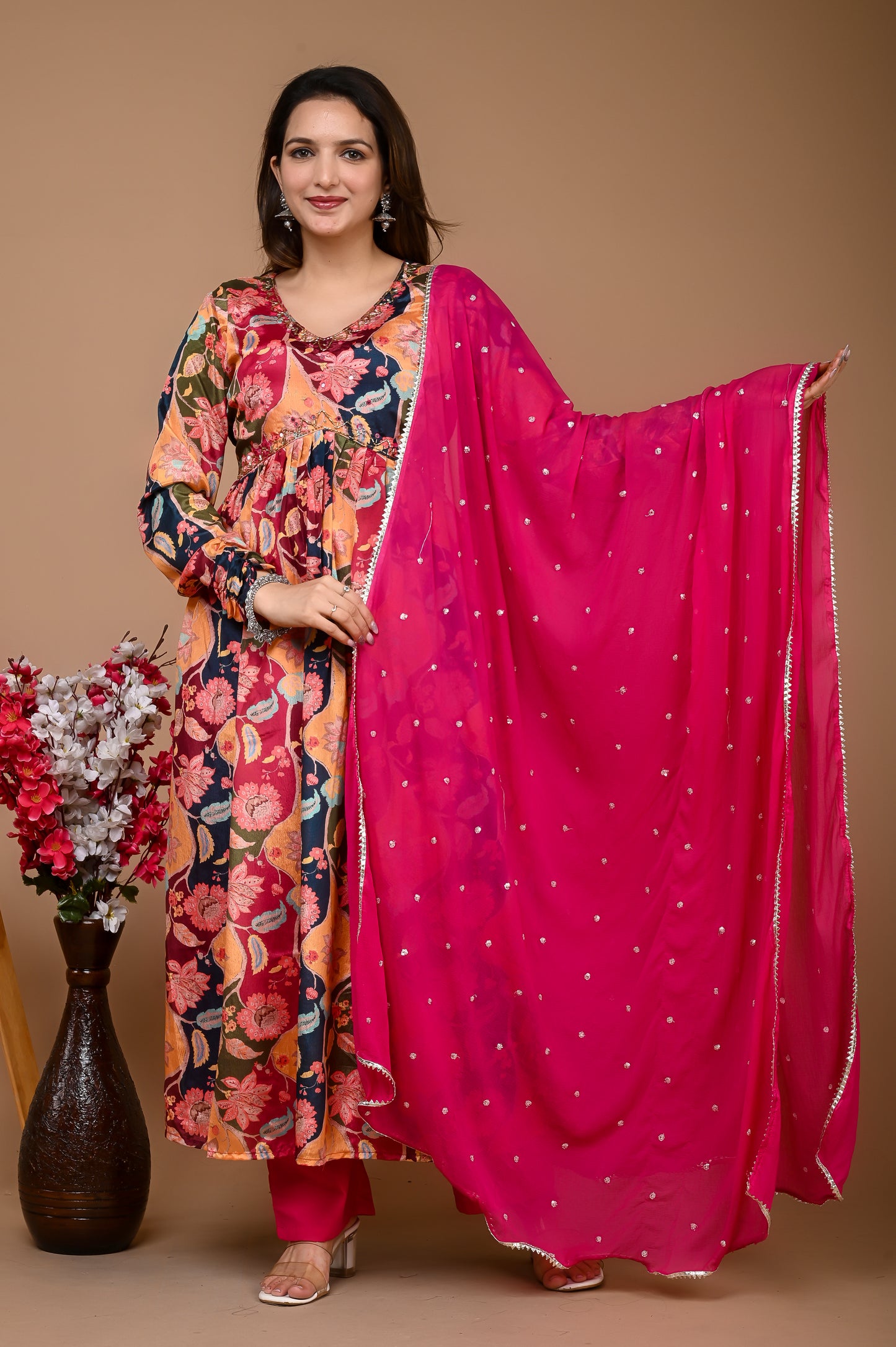 Multi Chinnon Pink Set
