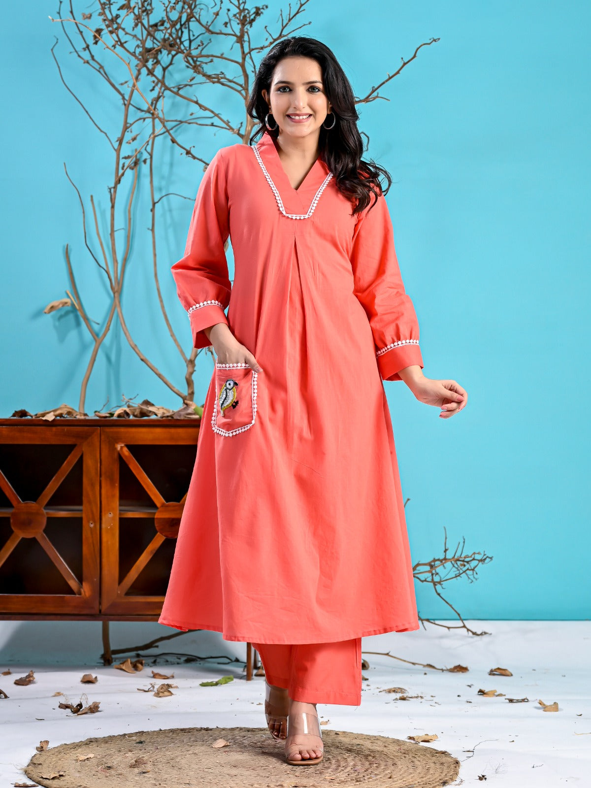 Peach Co-ord Set