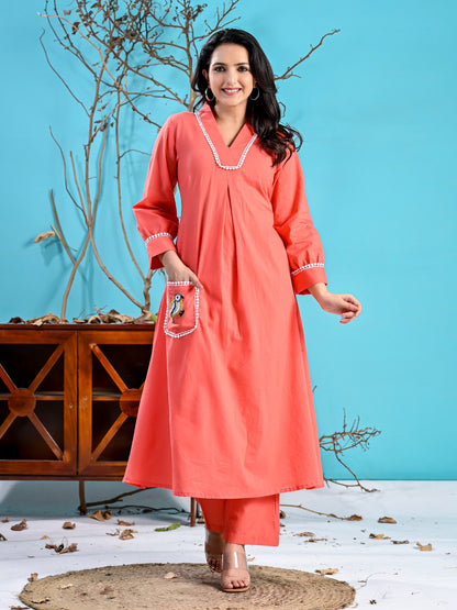 Peach Co-ord Set