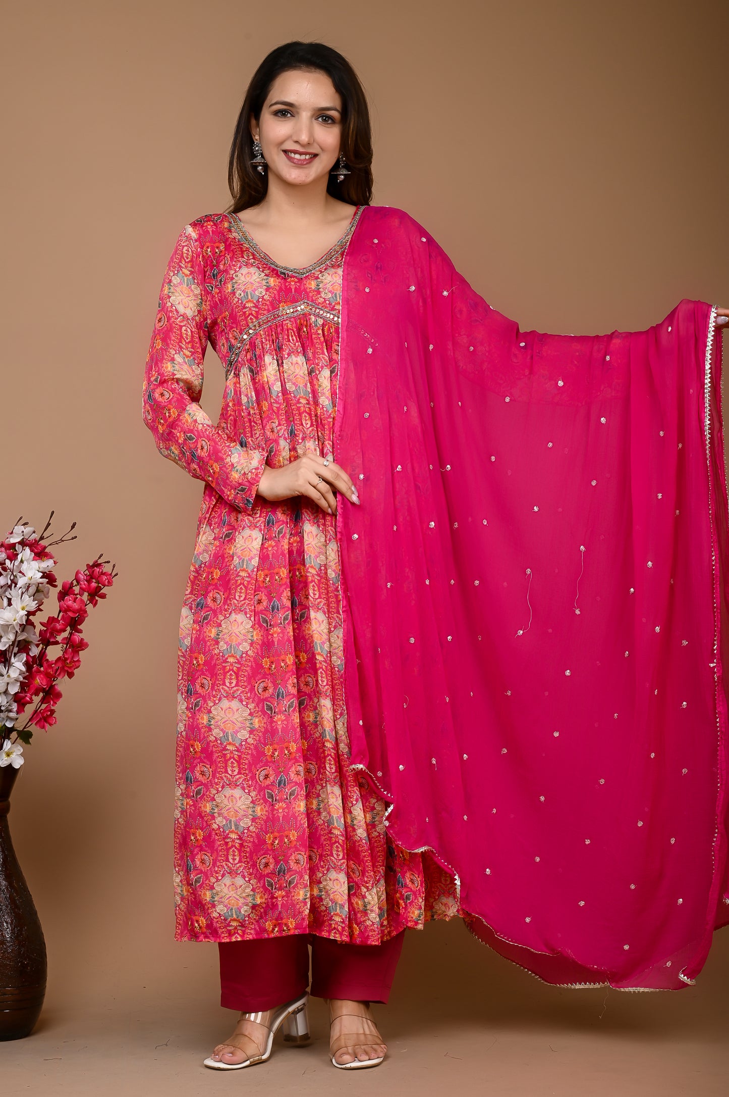 Pink Pure Chinnon Alia Cut Set