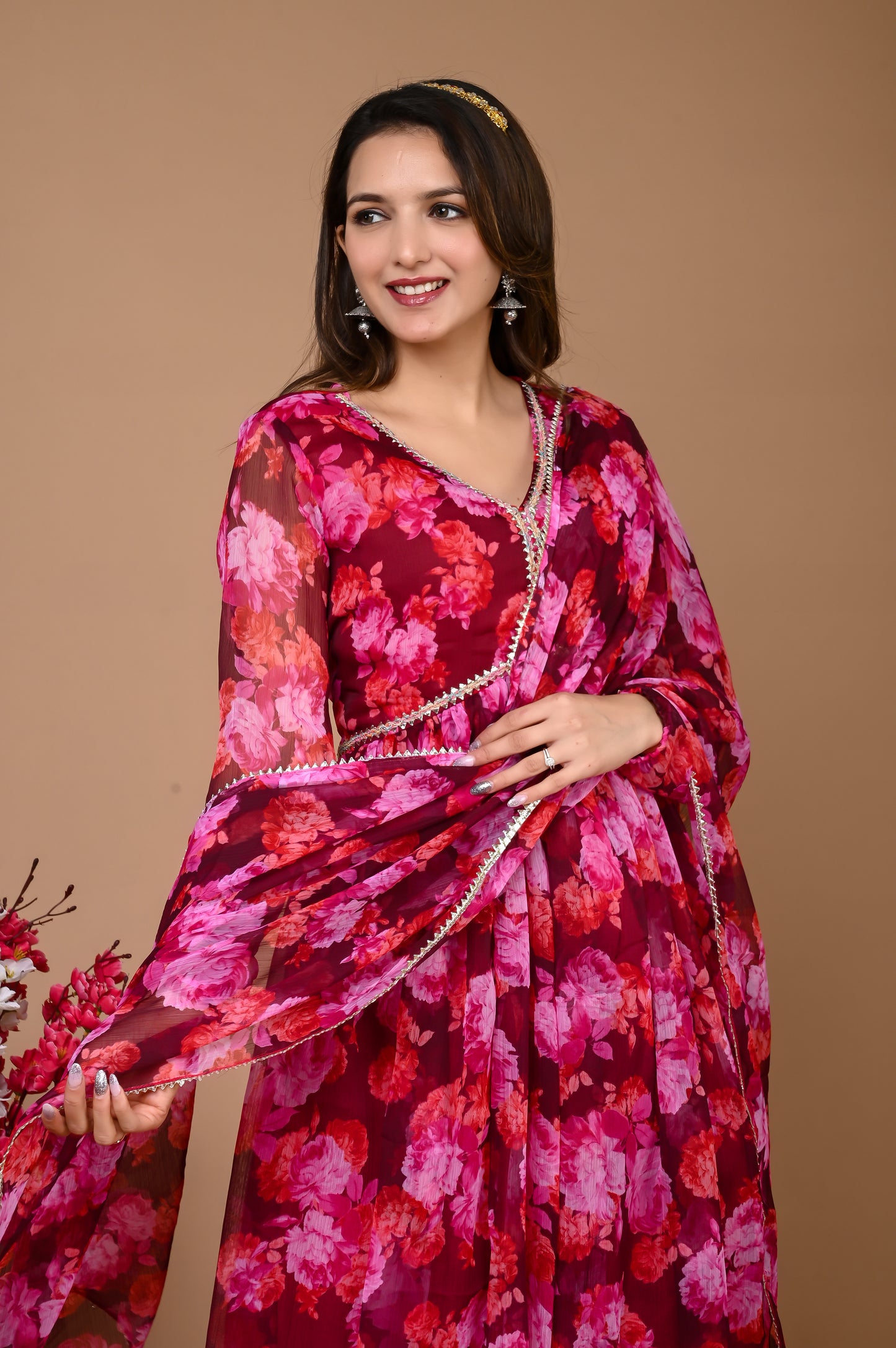 Wine floral alia cut