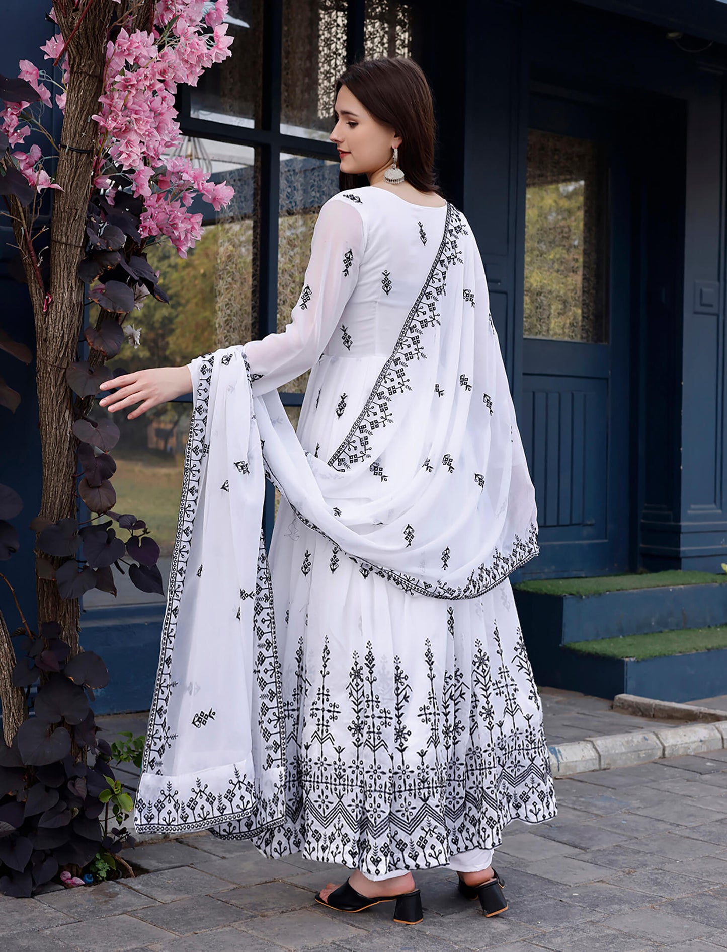 White Nandani Gown