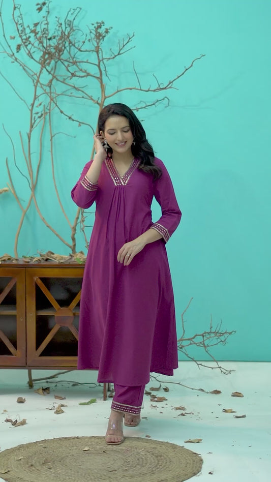 Wine Co-ord Set